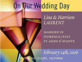Custom Text Wine Labels - Champagne Toast Small