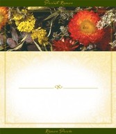 POP Laser/Inkjet - Floral Harvest Blank