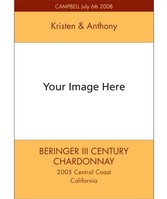 Custom Image Wine Labels - Poster Vertical