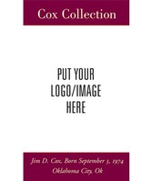 Custom Image Wine Labels - Style A Tall