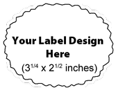 Submit Your Own Design Wine Labels - Deckle Oval