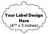 Submit Your Own Design Wine Labels - French Cut