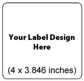 Submit Your Own Design Wine Labels - Large Radius