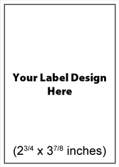 Submit Your Own Design Wine Labels - Rectangle Vertical
