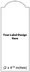 Submit Your Own Design Wine Labels - Single Oval