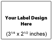 Submit Your Own Design Wine Labels - Small Horizontal