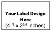 Submit Your Own Design Wine Labels - Tall Horizontal