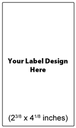 Submit Your Own Design Wine Labels - Tall Vertical