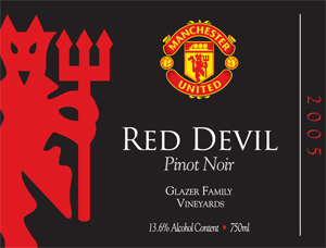 Red Devil Wine Label