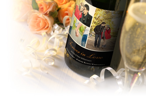 Custom Wedding Wine Label