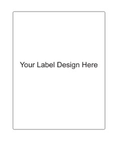 Full Custom Design Wine Labels - Full Custom Design Small Vertical